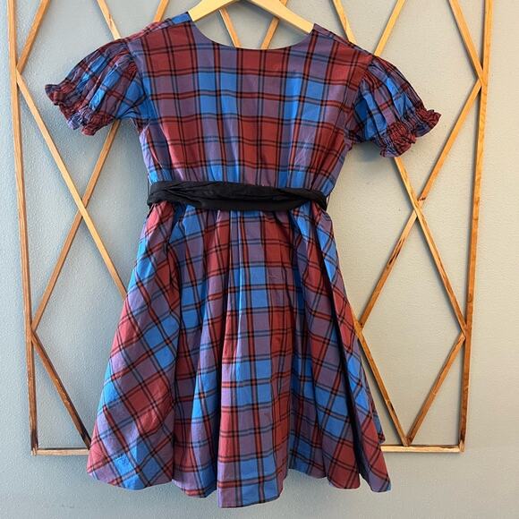 Tea Collection Plaid Dress - Picture 1 of 4